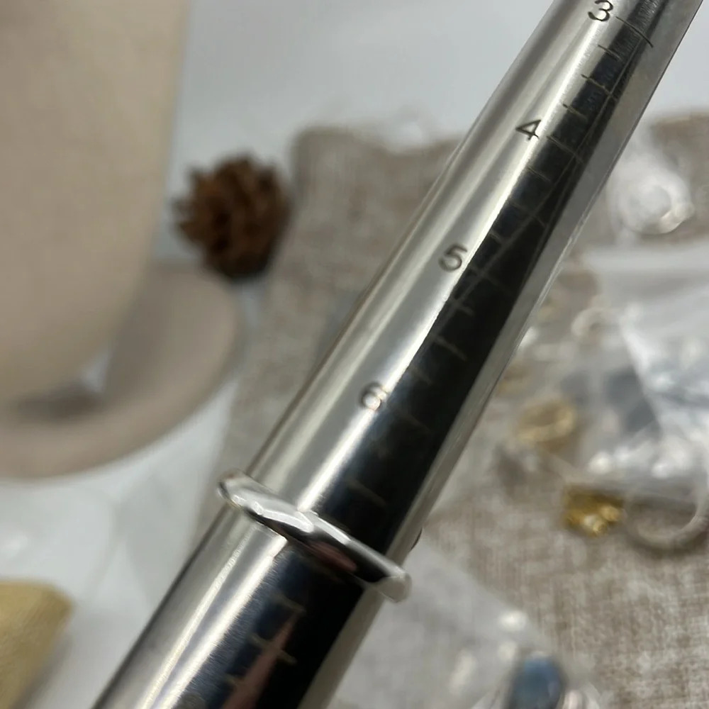 💍 Vintage CII Mexico Sterling Silver Blue Lace Agate Ring - Size 7, 10.5g - Picture 5 of 15